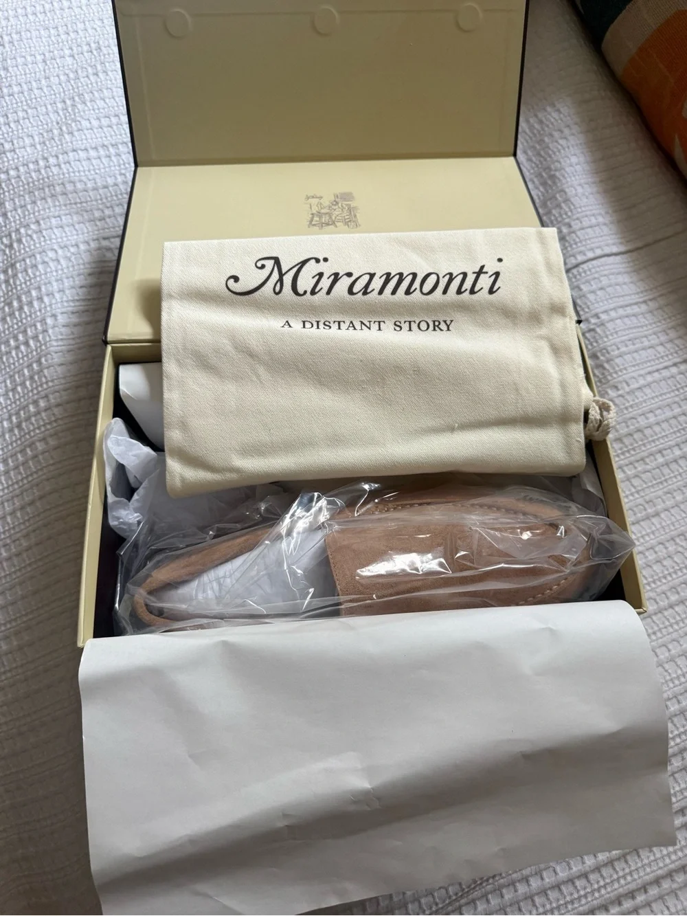 Men's Suede Slip-On Loafers in Tan Miramonti